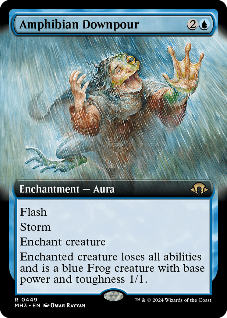 Amphibian Downpour (Extended Art) [Modern Horizons 3] | Exor Games Summserside