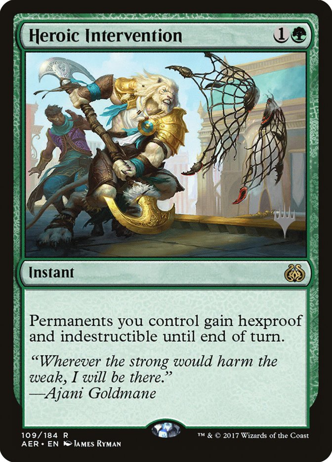 Heroic Intervention (Promo Pack) [Aether Revolt Promos] | Exor Games Summserside