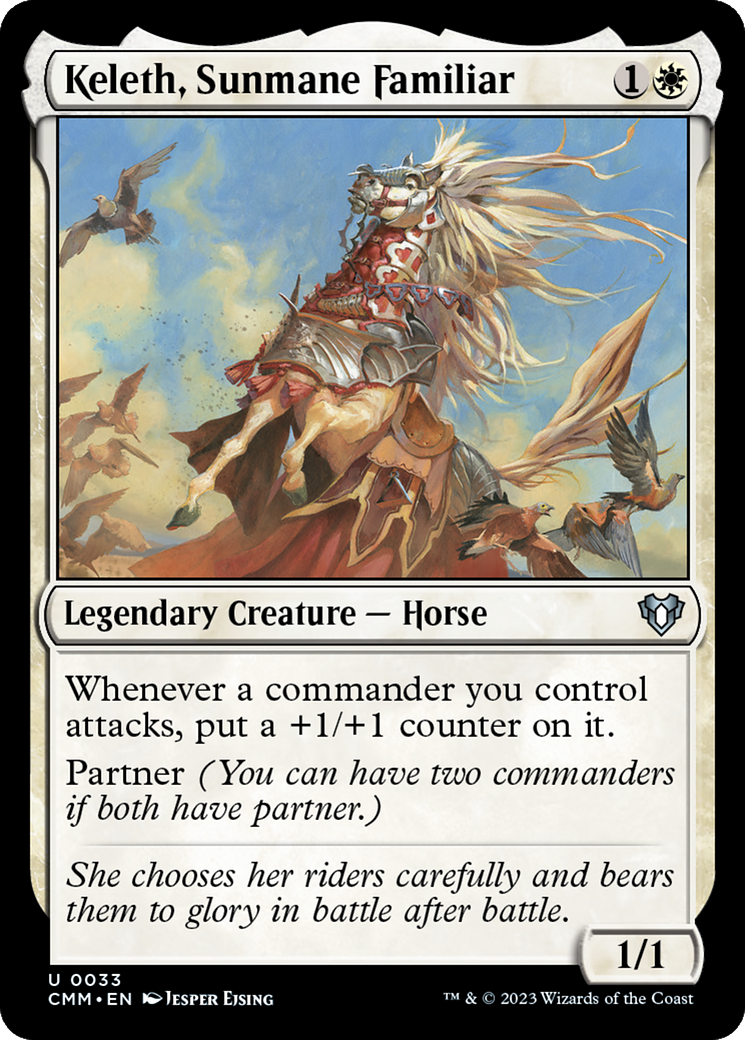 Keleth, Sunmane Familiar [Commander Masters] | Exor Games Summserside