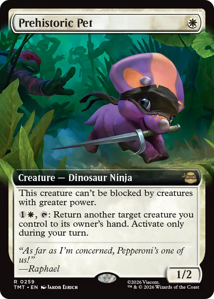 Prehistoric Pet (Extended Art) [Teenage Mutant Ninja Turtles] | Exor Games Summserside
