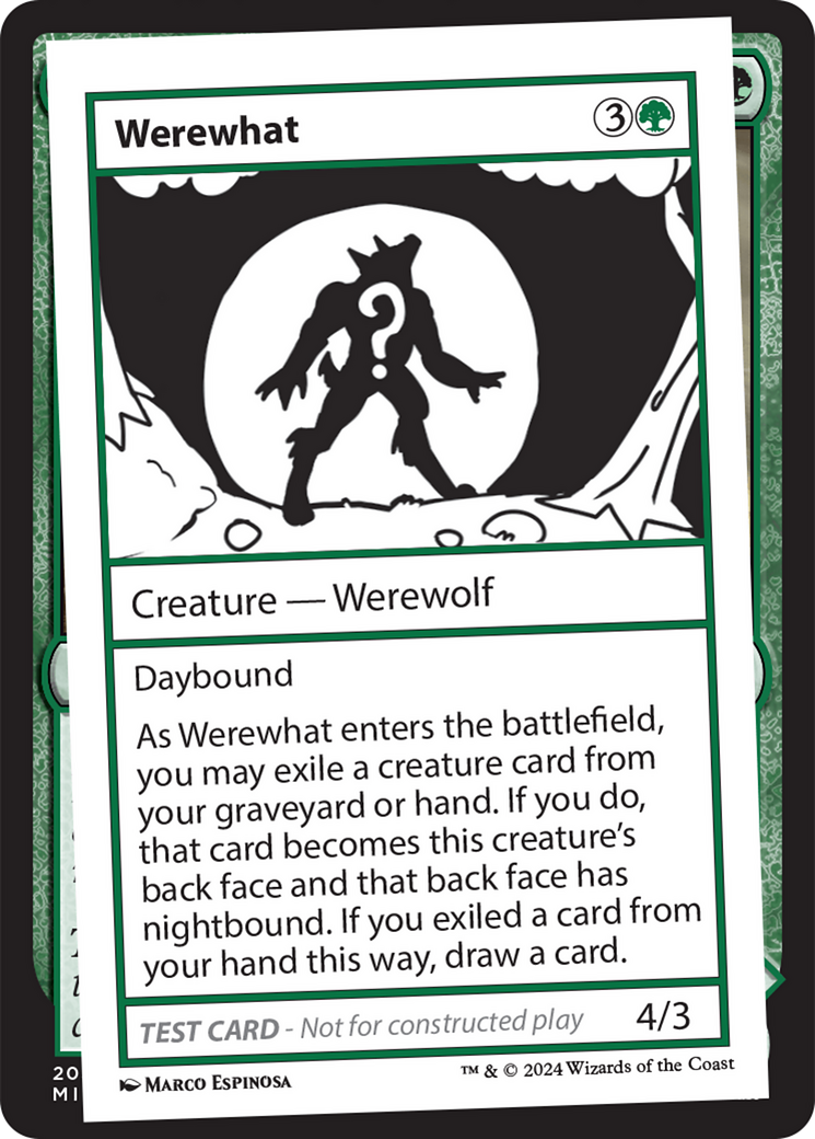 Werewhat [Mystery Booster 2 Playtest Cards] | Exor Games Summserside