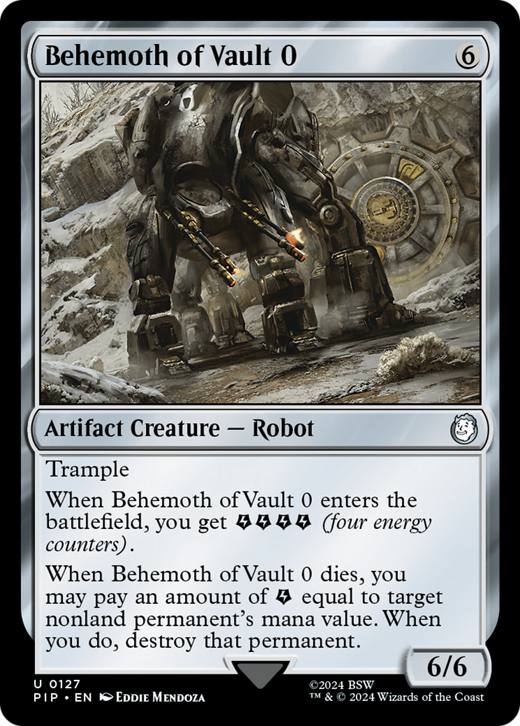 Behemoth of Vault 0 [Fallout] | Exor Games Summserside