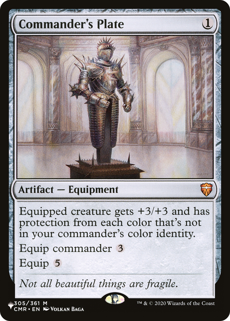 Commander's Plate [The List] | Exor Games Summserside