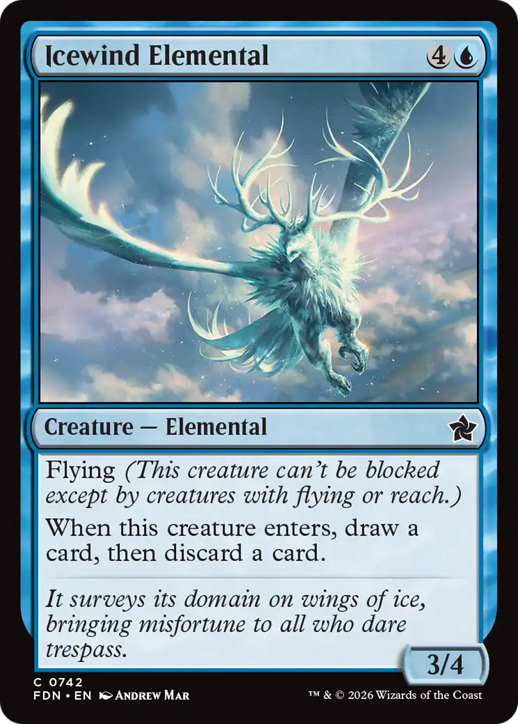 Icewind Elemental (0742) [Foundations] | Exor Games Summserside