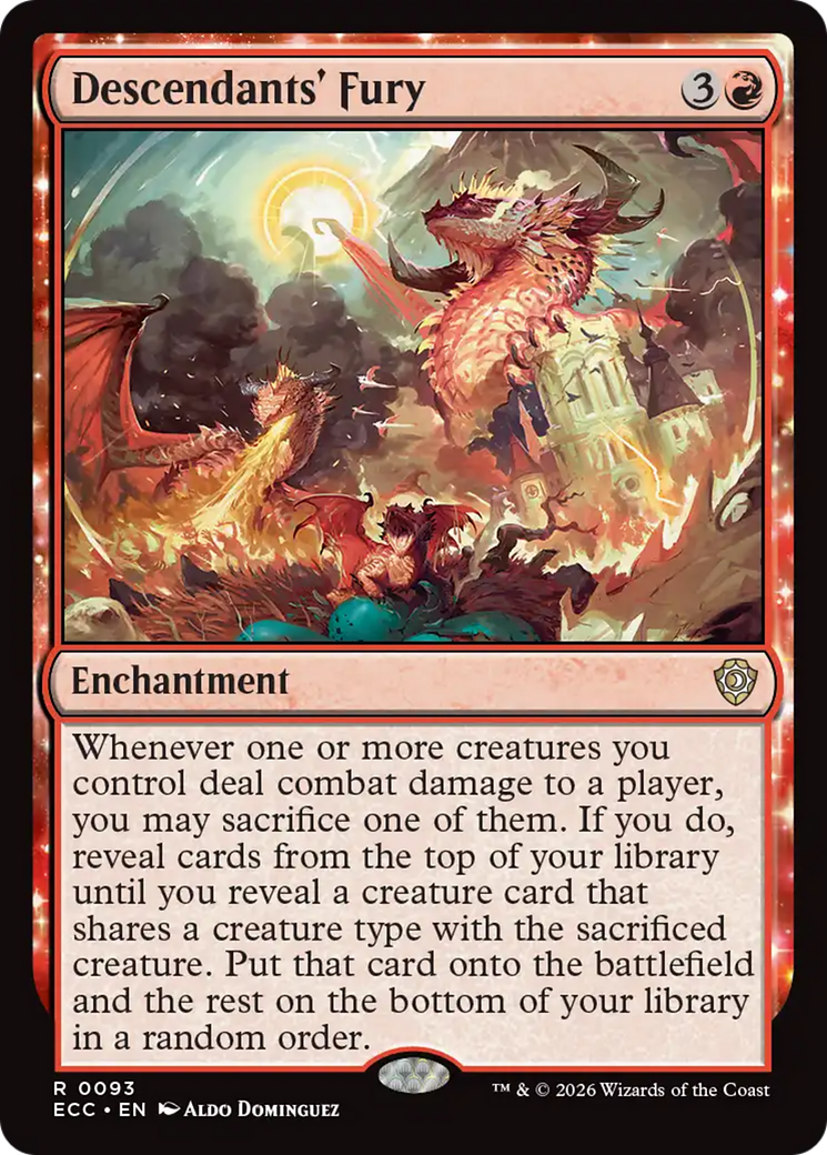 Descendants' Fury [Lorwyn Eclipsed Commander] | Exor Games Summserside