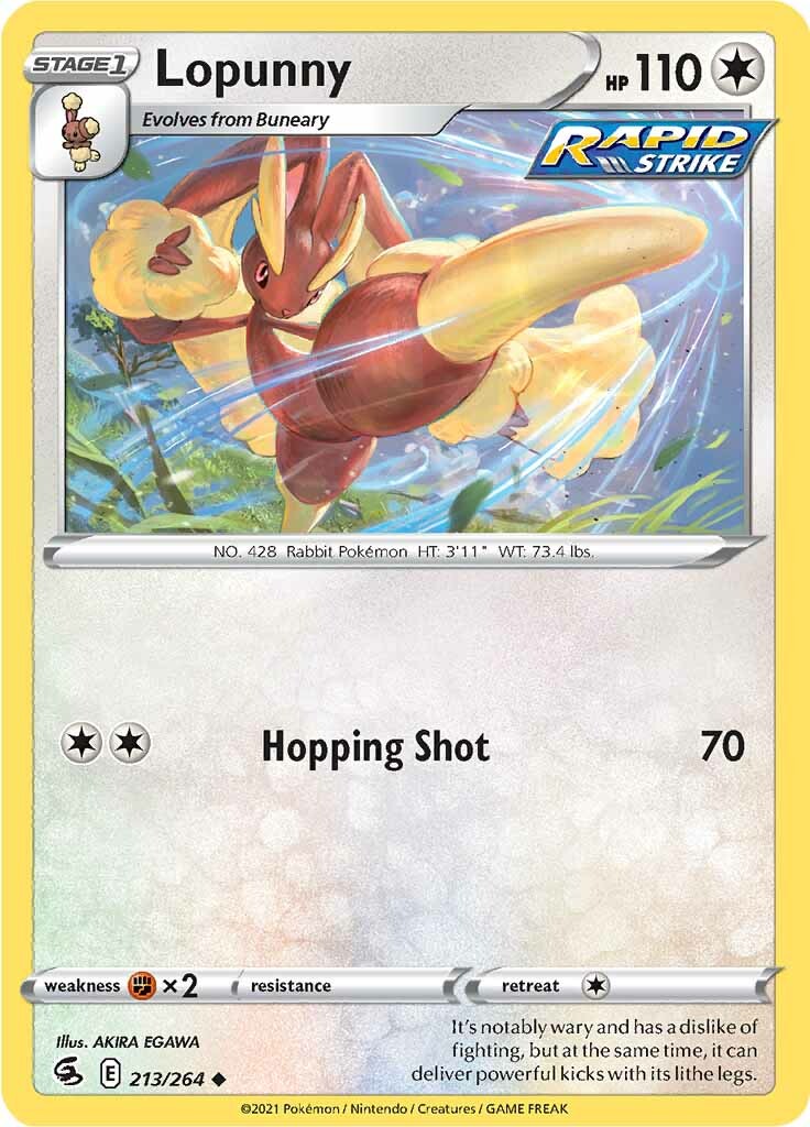 Lopunny (213/264) [Sword & Shield: Fusion Strike] | Exor Games Summserside