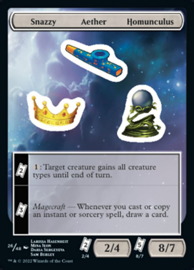 Snazzy Aether Homunculus [Unfinity Stickers] | Exor Games Summserside
