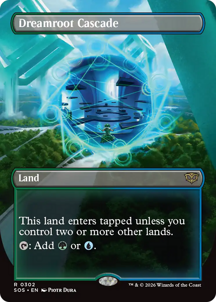 Dreamroot Cascade (Borderless) [Secrets of Strixhaven] | Exor Games Summserside