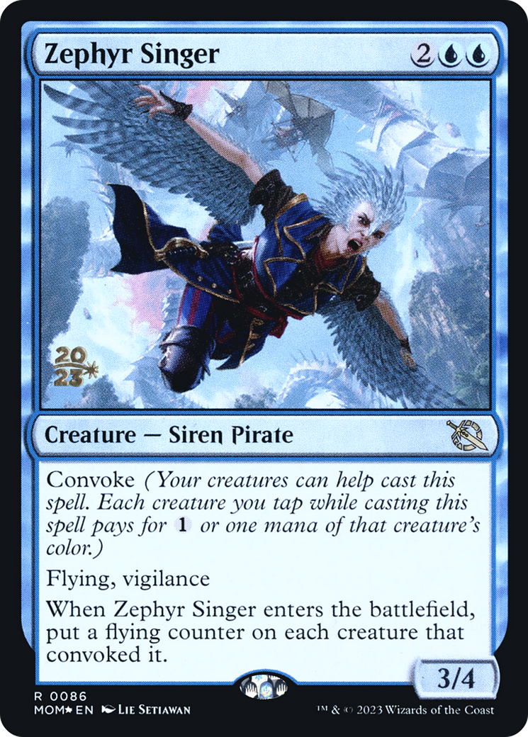 Zephyr Singer [March of the Machine Prerelease Promos] | Exor Games Summserside