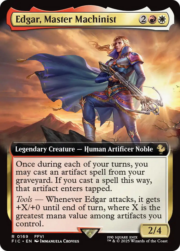 Edgar, Master Machinist (Extended Art) [FINAL FANTASY Commander] | Exor Games Summserside