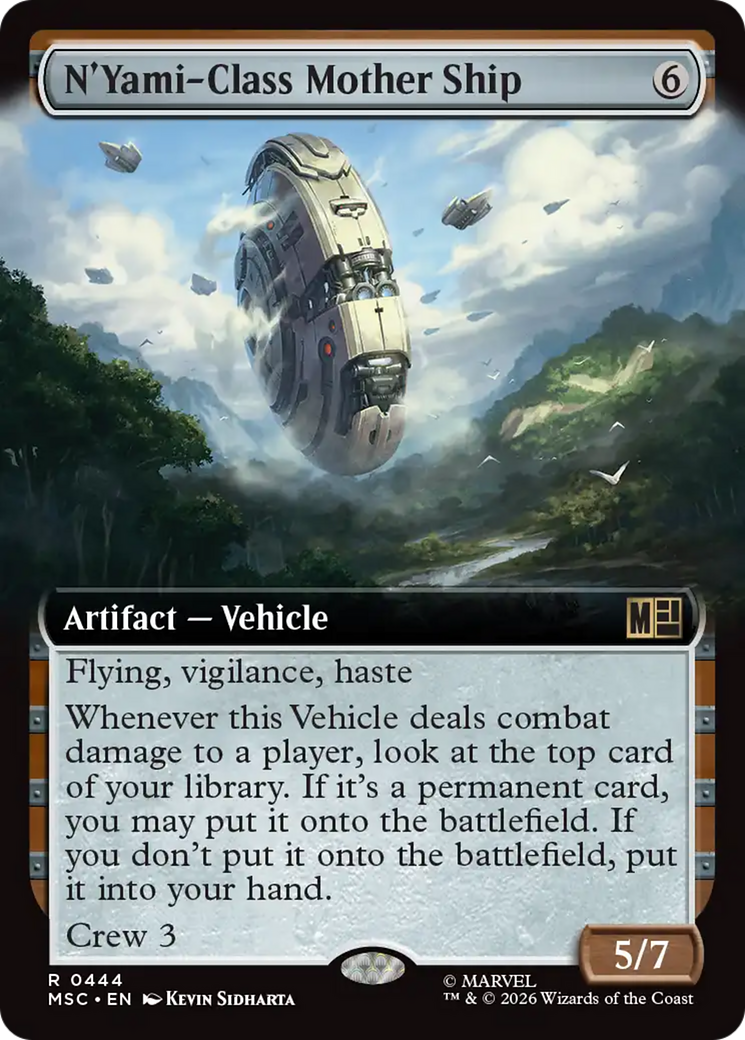 N'Yami-Class Mother Ship (Extended Art) [Marvel Super Heroes Commander] | Exor Games Summserside