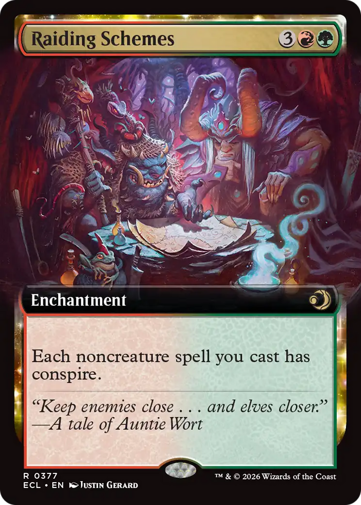 Raiding Schemes (Extended Art) [Lorwyn Eclipsed] | Exor Games Summserside