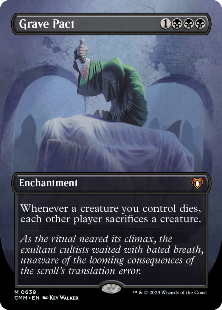 Grave Pact (Borderless Alternate Art) [Commander Masters] | Exor Games Summserside
