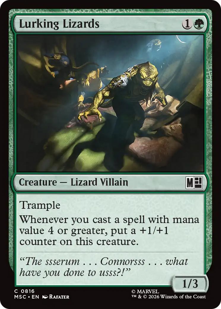 Lurking Lizards [Marvel Super Heroes Commander] | Exor Games Summserside