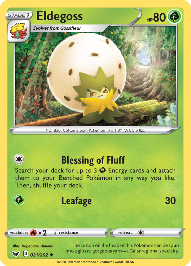 Eldegoss (021/202) [Sword & Shield: Base Set] | Exor Games Summserside