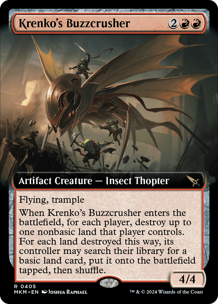 Krenko's Buzzcrusher (Extended Art) [Murders at Karlov Manor] | Exor Games Summserside