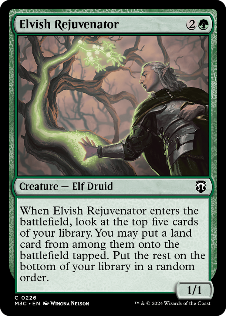 Elvish Rejuvenator (Ripple Foil) [Modern Horizons 3 Commander] | Exor Games Summserside