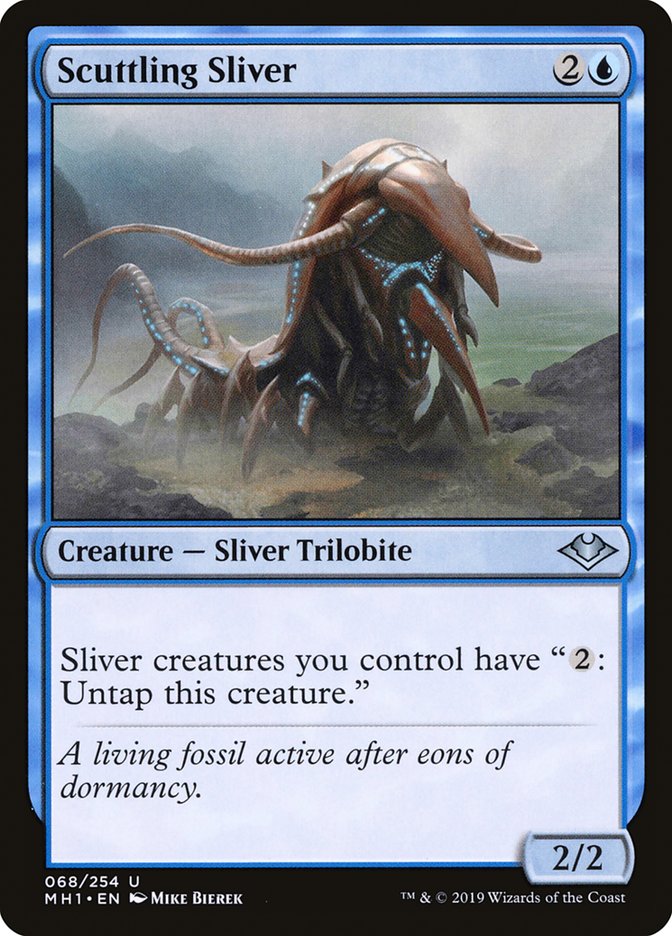 Scuttling Sliver [Modern Horizons] | Exor Games Summserside