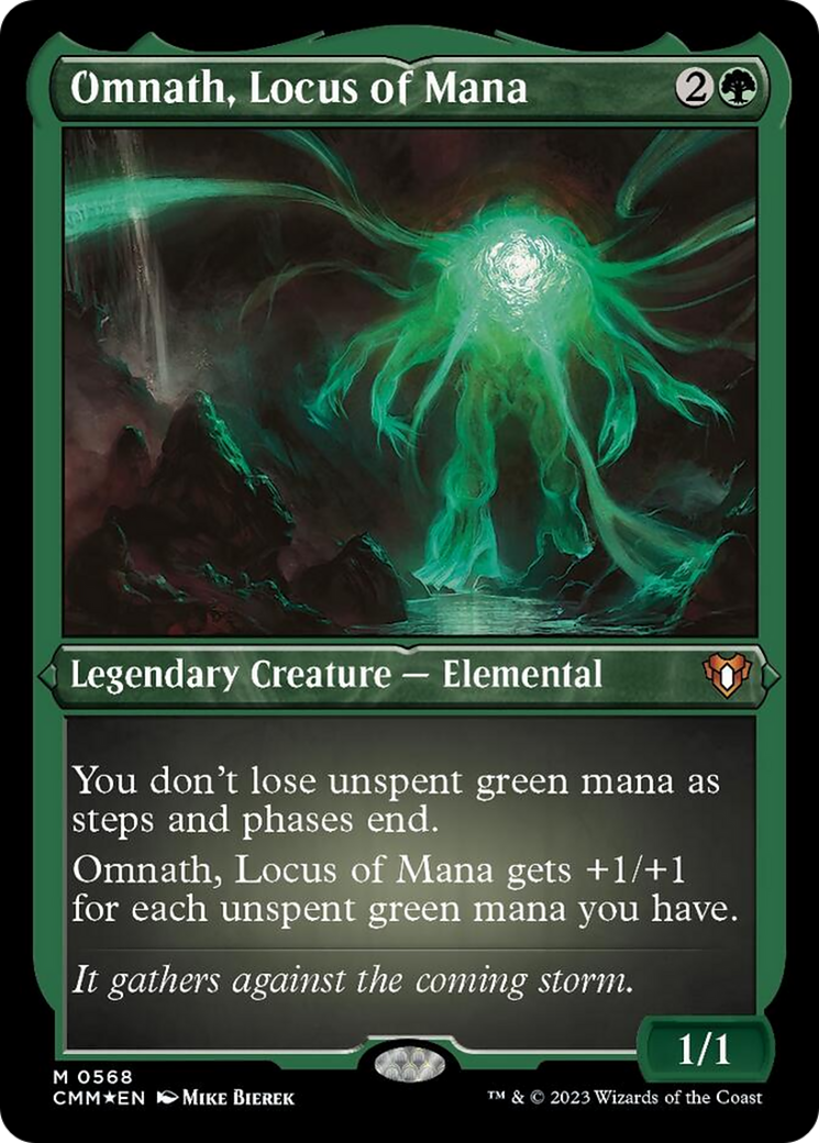Omnath, Locus of Mana (Foil Etched) [Commander Masters] | Exor Games Summserside