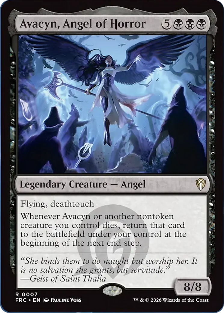 Avacyn, Angel of Horror [Reality Fracture Commander] | Exor Games Summserside
