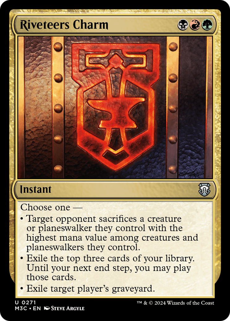 Riveteers Charm (Ripple Foil) [Modern Horizons 3 Commander] | Exor Games Summserside