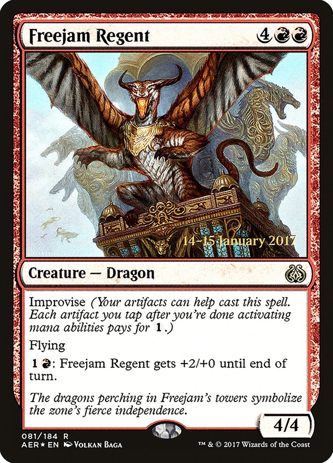 Freejam Regent [Aether Revolt Prerelease Promos] | Exor Games Summserside