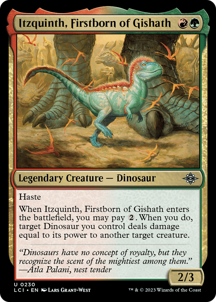 Itzquinth, Firstborn of Gishath [The Lost Caverns of Ixalan] | Exor Games Summserside