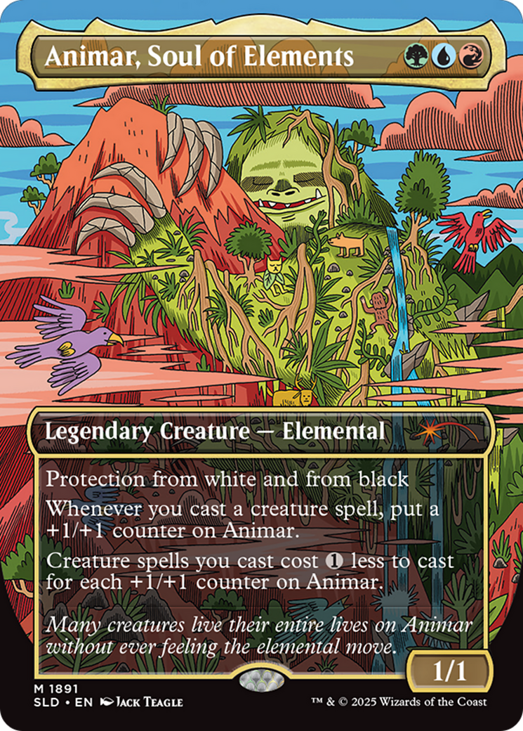 Animar, Soul of Elements (Rainbow Foil) [Secret Lair Drop Series] | Exor Games Summserside