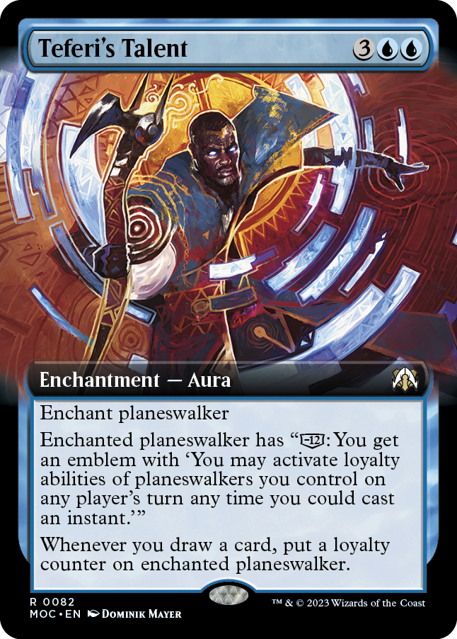 Teferi's Talent (Extended Art) [March of the Machine Commander] | Exor Games Summserside