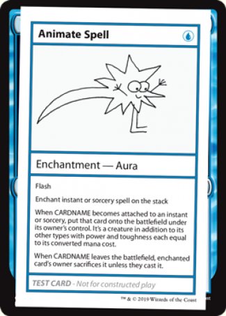 Animate Spell (2021 Edition) [Mystery Booster Playtest Cards] | Exor Games Summserside