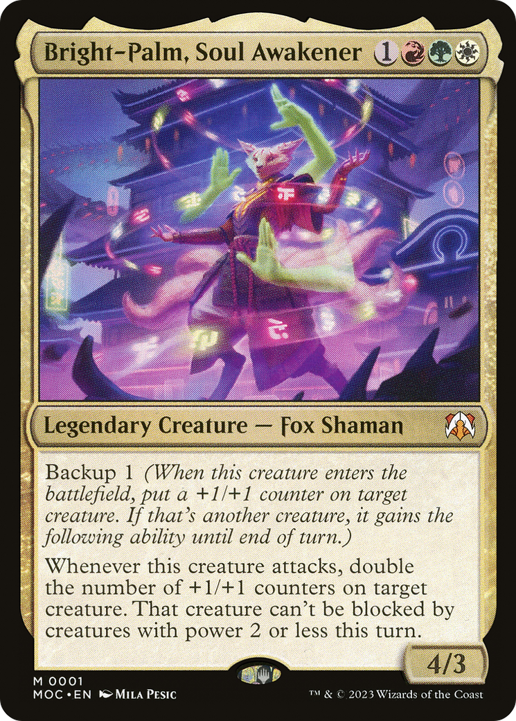 Bright-Palm, Soul Awakener [March of the Machine Commander] | Exor Games Summserside