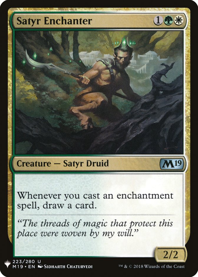 Satyr Enchanter [Mystery Booster] | Exor Games Summserside