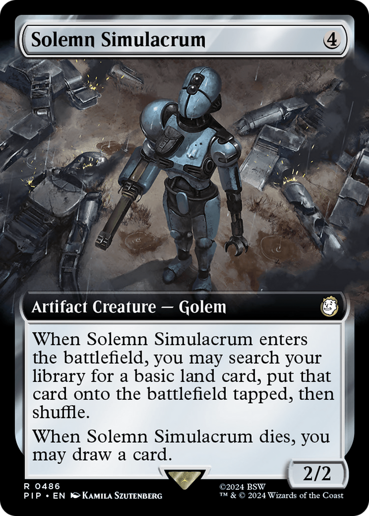 Solemn Simulacrum (Extended Art) [Fallout] | Exor Games Summserside