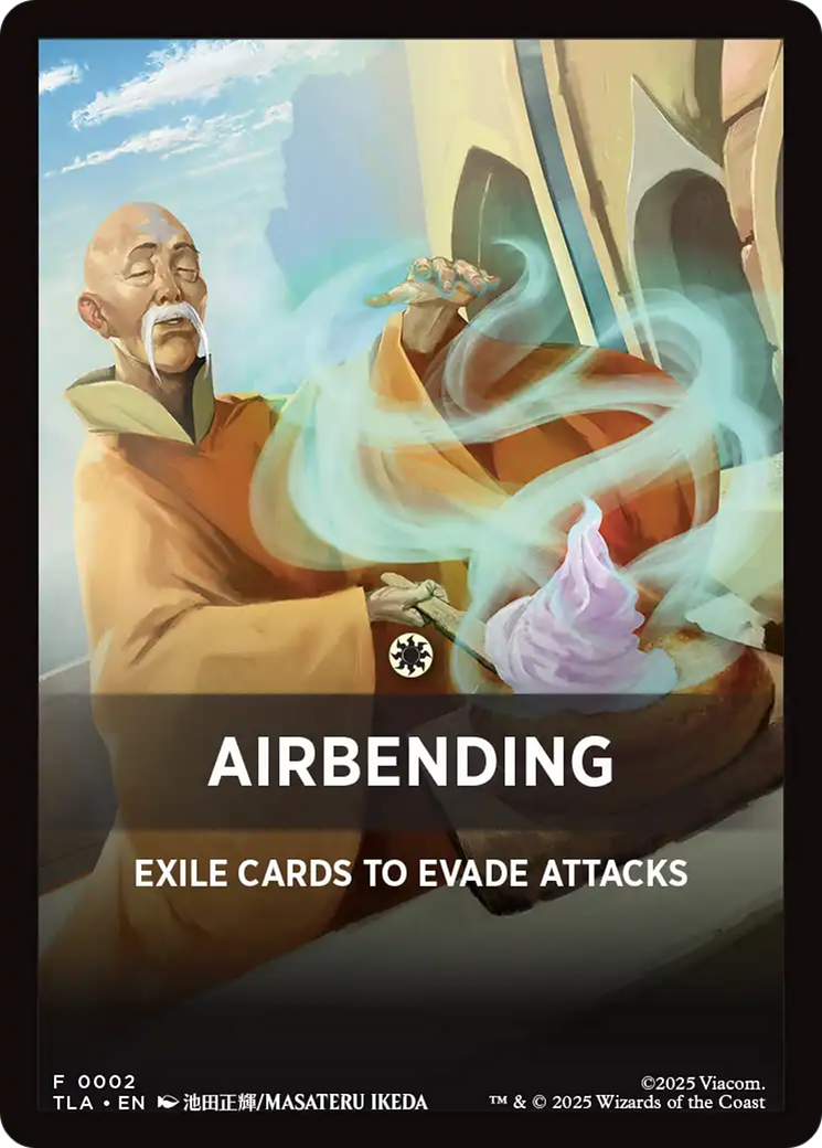 Airbending Theme Card [Avatar: The Last Airbender Tokens] | Exor Games Summserside