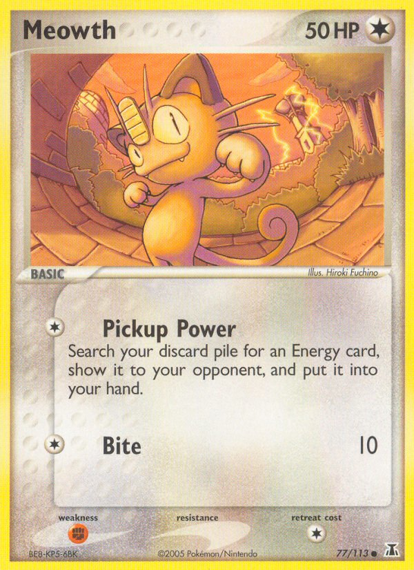Meowth (77/113) [EX: Delta Species] | Exor Games Summserside