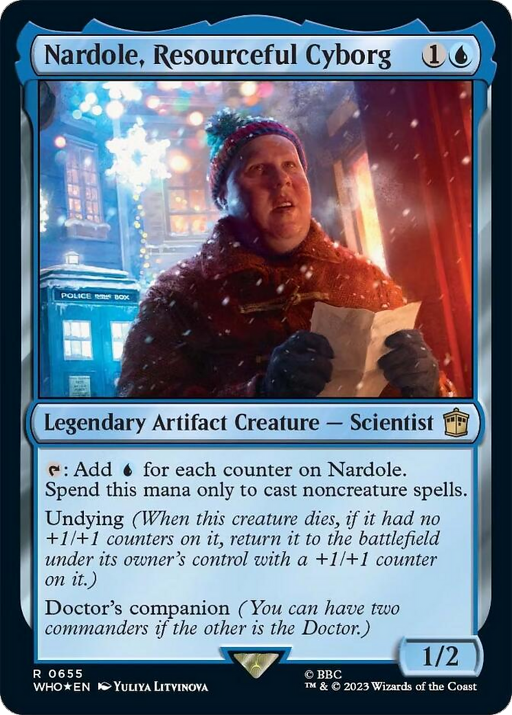 Nardole, Resourceful Cyborg (Surge Foil) [Doctor Who] | Exor Games Summserside