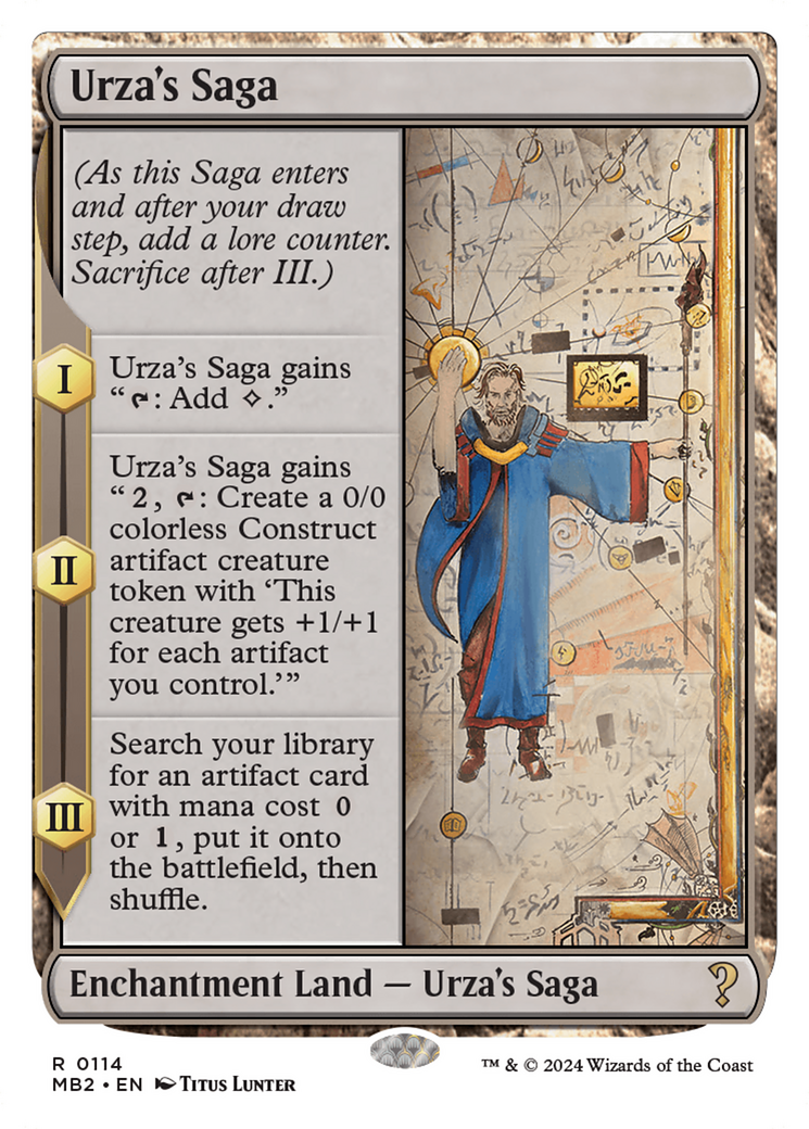 Urza's Saga (White Border) [Mystery Booster 2] | Exor Games Summserside