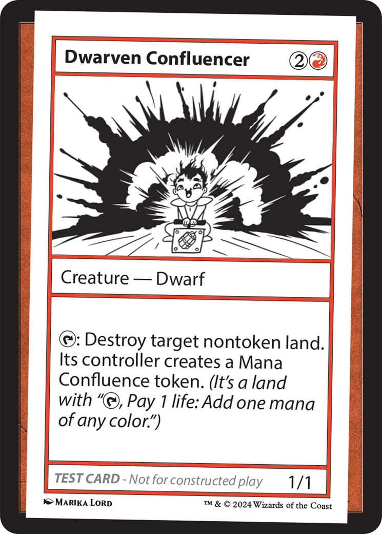 Dwarven Confluencer [Mystery Booster 2 Playtest Cards] | Exor Games Summserside