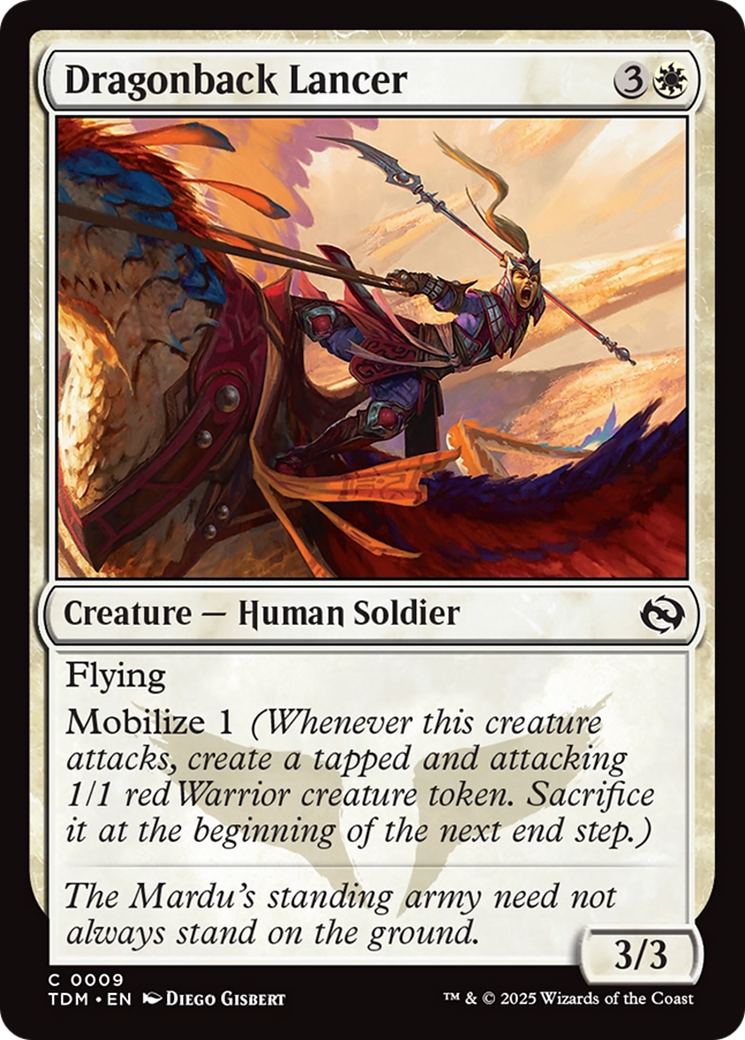 Dragonback Lancer [Tarkir: Dragonstorm] | Exor Games Summserside