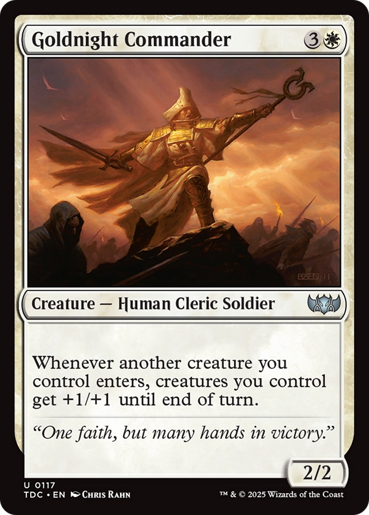 Goldnight Commander [Tarkir: Dragonstorm Commander] | Exor Games Summserside