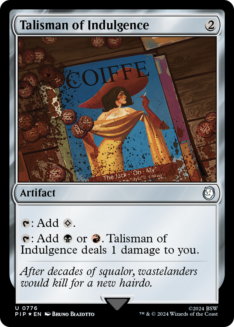 Talisman of Indulgence (Surge Foil) [Fallout] | Exor Games Summserside