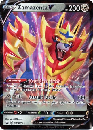 Zamazenta V (SWSH019) [Sword & Shield: Black Star Promos] | Exor Games Summserside