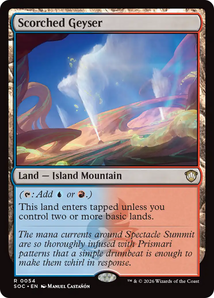 Scorched Geyser [Secrets of Strixhaven Commander] | Exor Games Summserside