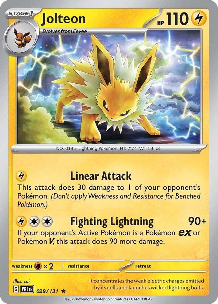 Jolteon (029/131) [Scarlet & Violet: Prismatic Evolutions] | Exor Games Summserside