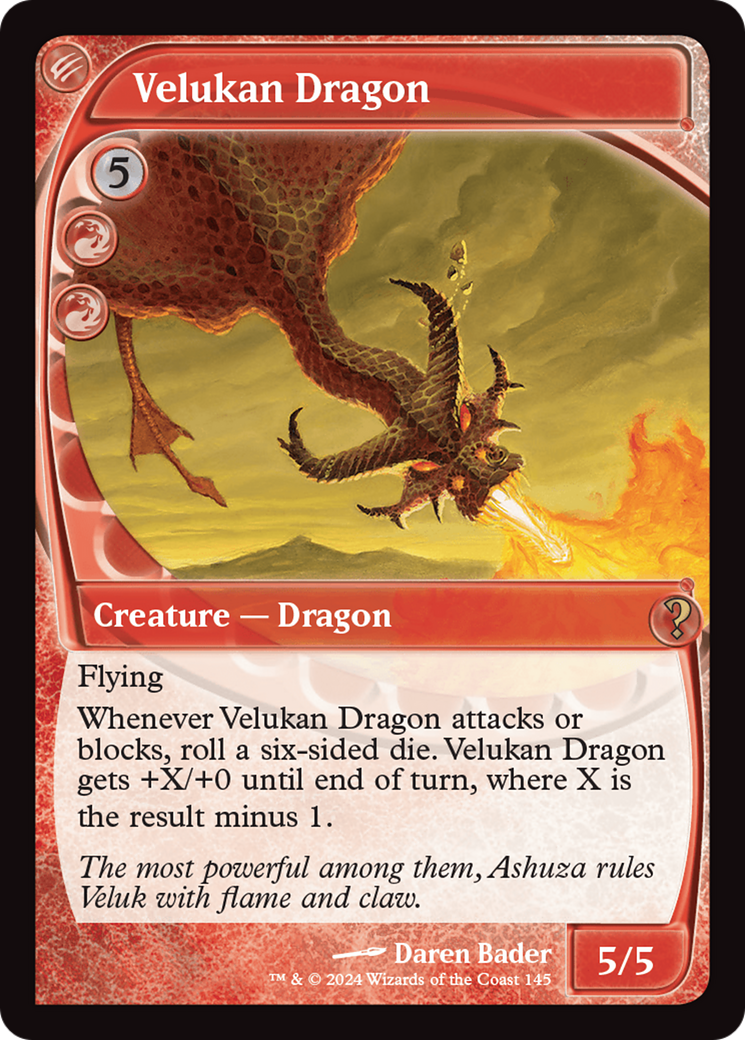 Velukan Dragon (Future Sight) [Mystery Booster 2] | Exor Games Summserside