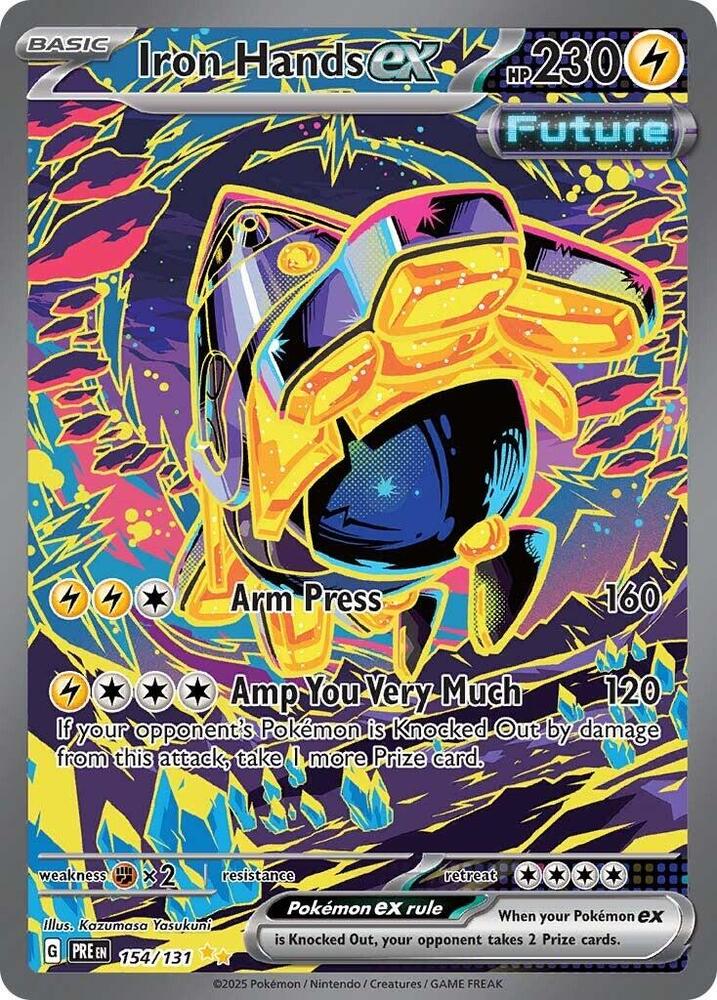 Iron Hands ex (154/131) [Scarlet & Violet: Prismatic Evolutions] | Exor Games Summserside