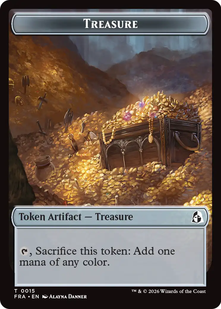 Angel (0003) // Treasure Double-Sided Token [Reality Fracture Tokens] | Exor Games Summserside