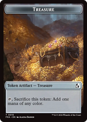 Dragon // Treasure Double-Sided Token [Reality Fracture Tokens] | Exor Games Summserside