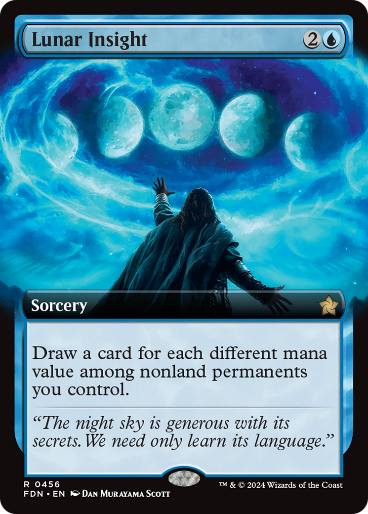 Lunar Insight (Extended Art) [Foundations] | Exor Games Summserside