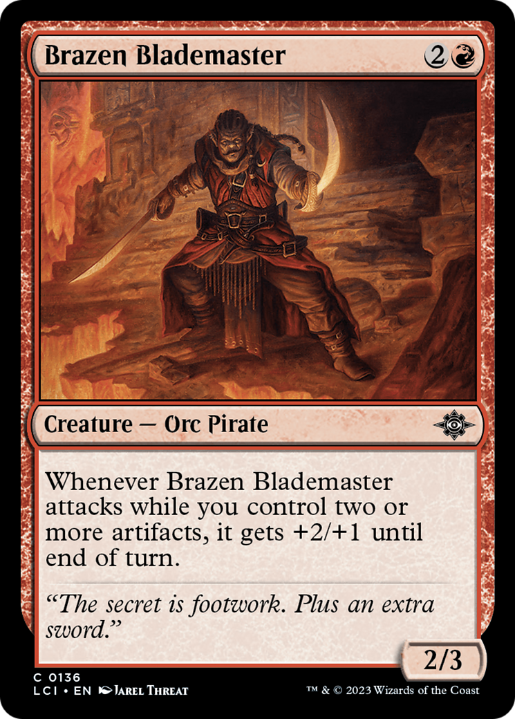 Brazen Blademaster [The Lost Caverns of Ixalan] | Exor Games Summserside